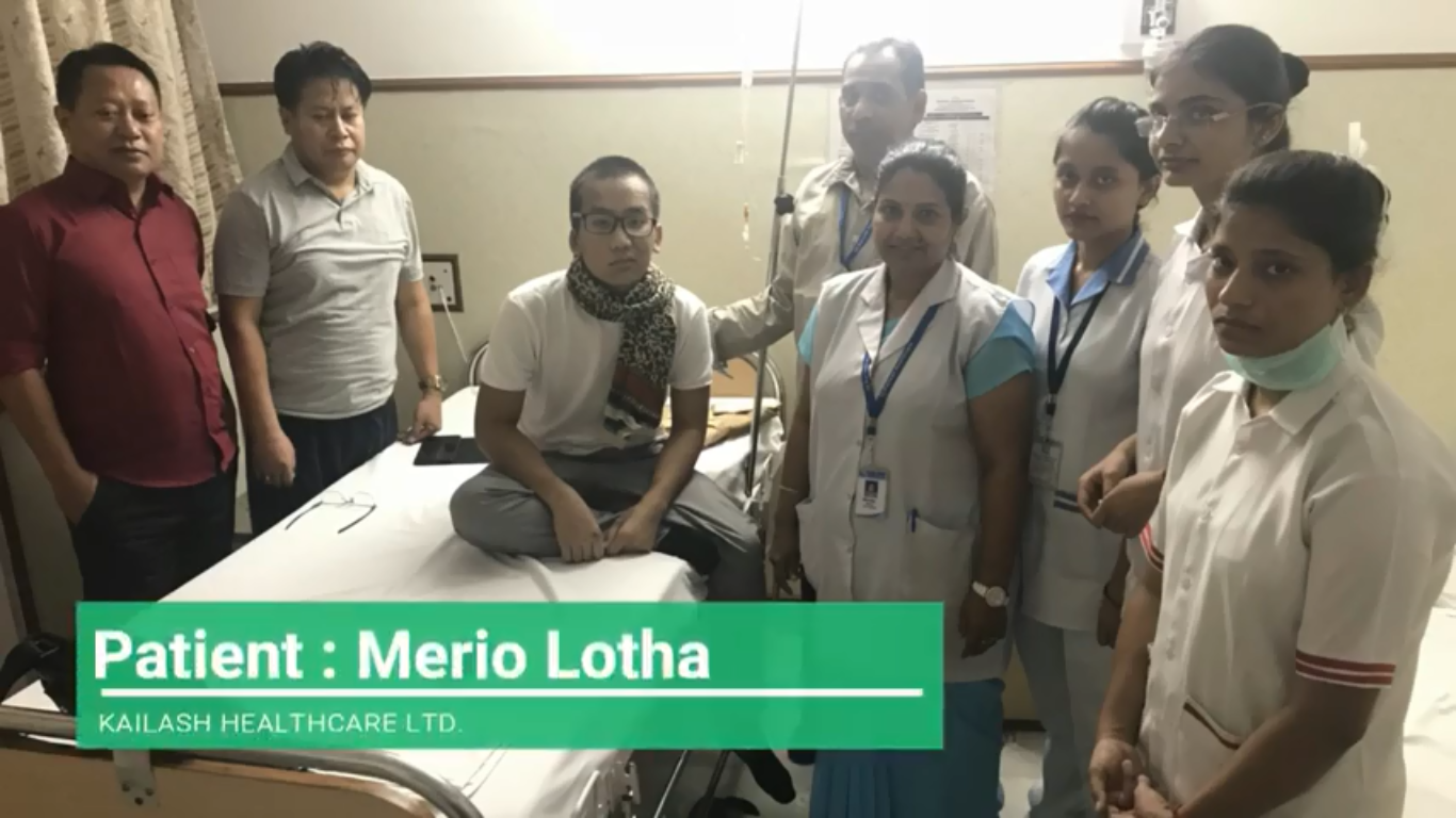 Mr. Lotha Thanks Kailash Hospital Staff & Services for Treatment of His Son, Mr. Merio