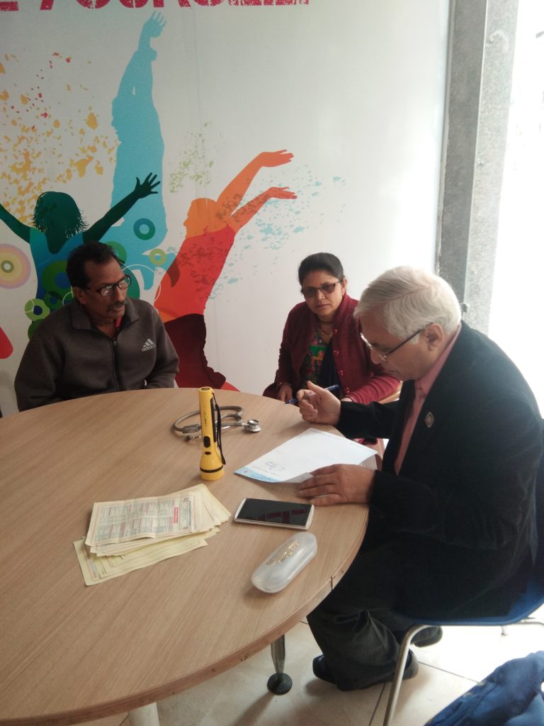Kailash Charitable Trust organized a Free Health Check-up Camp at Eco Village 2,Greater Noida West