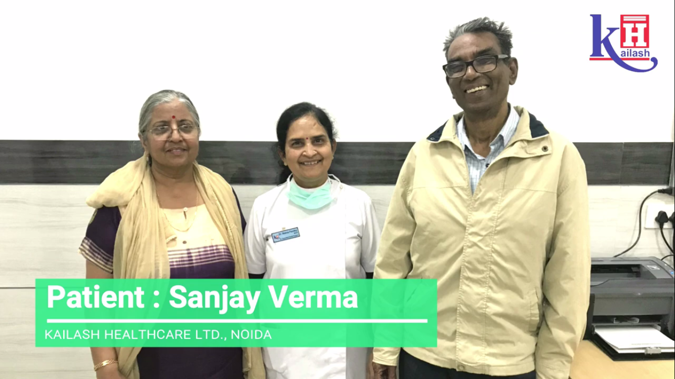 Patient Mr. Sanjay Verma Appreciates Kailash Hospital’s Dental Experts for his Dental Treatment