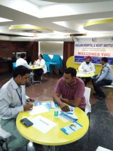 Kailash Charitable Trust Organized a Free Health Check-up Camp at ICSI, A-36, Sec-62, Noida on 25/05/2019 from 11:00 AM to 02:00 PM.