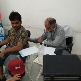 Kailash Charitable Trust organized a Free Health Check-up Camp at Ajnara Le Garden Greater Noida West4