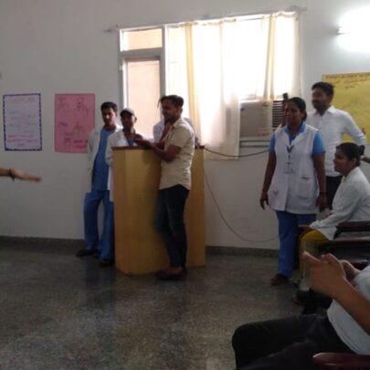 World Hand Hygiene day was celebrated today with great valour & thought on the theme ‘Clean care for All, It’s in your hands’.