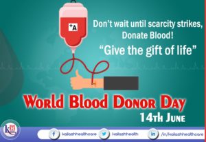 Blood donation is a noble deed to save lives. Donate blood & give the Gift of Life!