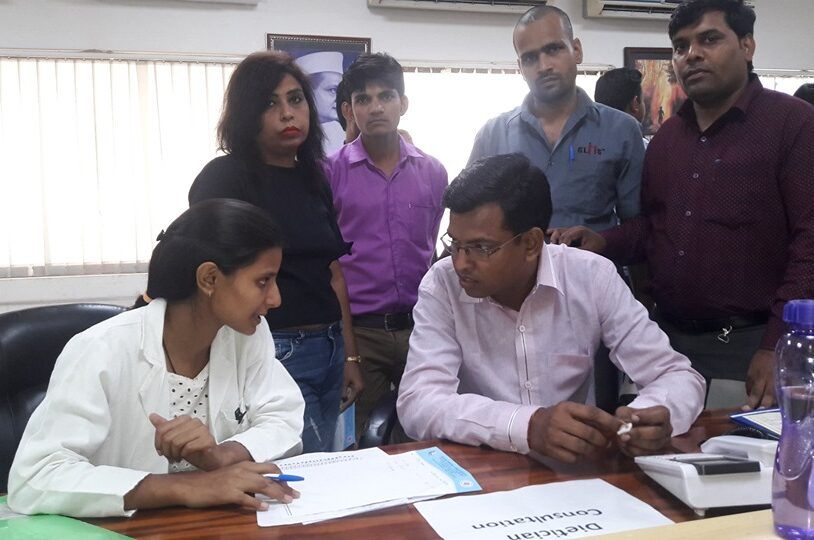Kailash Charitable Trust, Noida in association with Manipal Cigna #HealthInsurance Co. Ltd. organized a Free #Health Check up Camp at Bajaj Energy, Bajaj Bhawan,