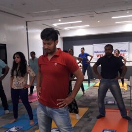 Kailash Charitable Trust organized a free Yoga Health Session at BCMS. Advant Navis Business Park, Plot no. -7, Sector- 142, Noida - 2013051