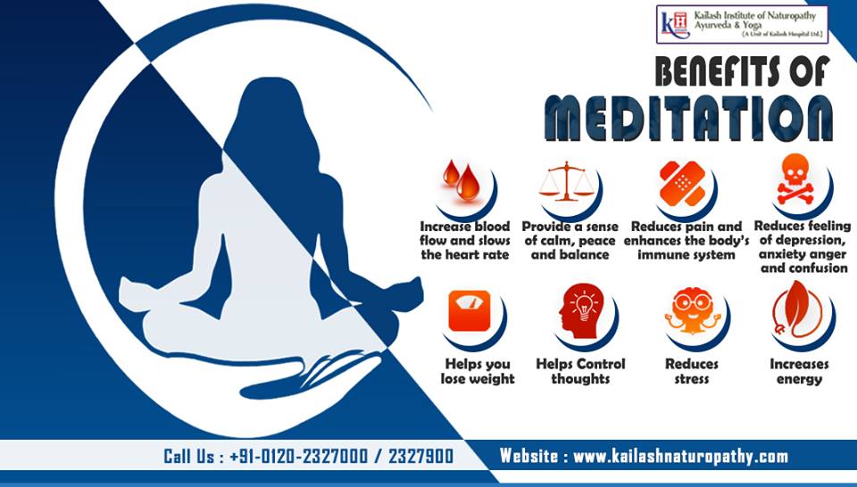 Practice Meditation as it has amazing benefits on our overall health with ensuring inner peace & harmony.