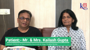 Mr. & Mrs. Kailash Gupta are very happy with the service excellence & recommend KINAY to others for effective Naturopathy healing