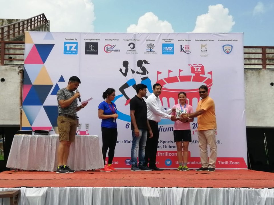 Kailash Hospital Dehradun’s participation as an active Health Partner in the ‘Dehradun 6 Hour Stadium Run 2019’ event organized by Thrill Zone on 11th Aug 2019