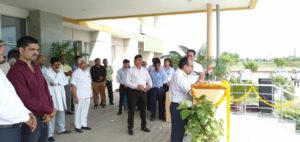 Kailash Hospital Khurja celebrated the 73rd Independence Day today with the entire hospital staff.