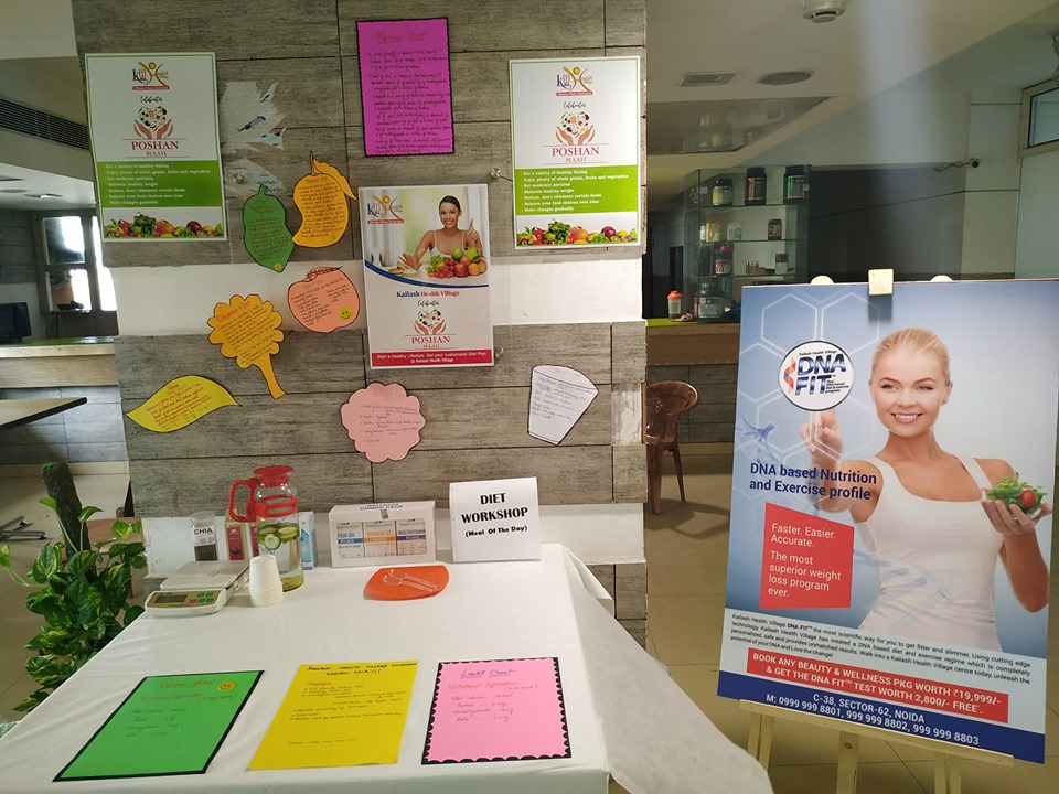 A workshop on ‘Health with Balanced Diet’ was organized today at Kailash Health Village, Noida