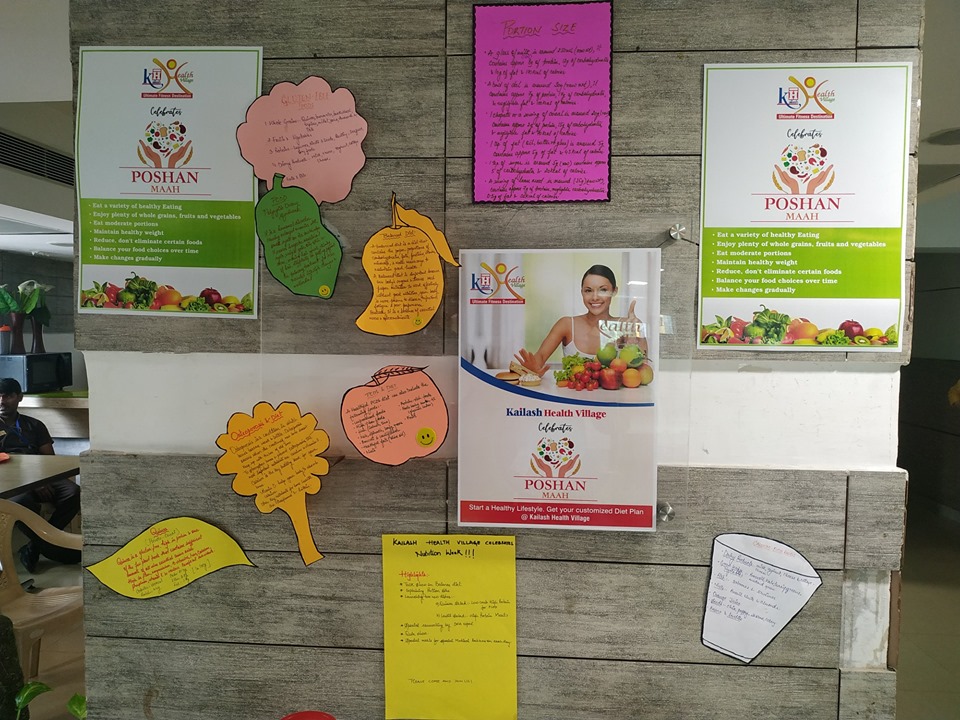 A workshop on ‘Health with Balanced Diet’ was organized today at Kailash Health Village, Noida