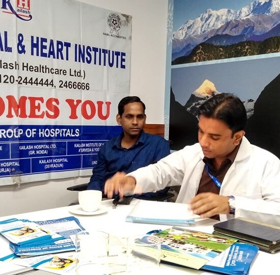 Kailash Charitable Trust, Noida Organized a Free Eye Check-Up Camp at, Indus Tower Ltd, B-5 Sector-62, Noida