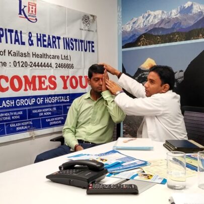 Kailash Charitable Trust, Noida Organized a Free Eye Check-Up Camp at, Indus Tower Ltd, B-5 Sector-62, Noida1