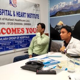 Kailash Charitable Trust, Noida Organized a Free Eye Check-Up Camp at, Indus Tower Ltd, B-5 Sector-62, Noida2