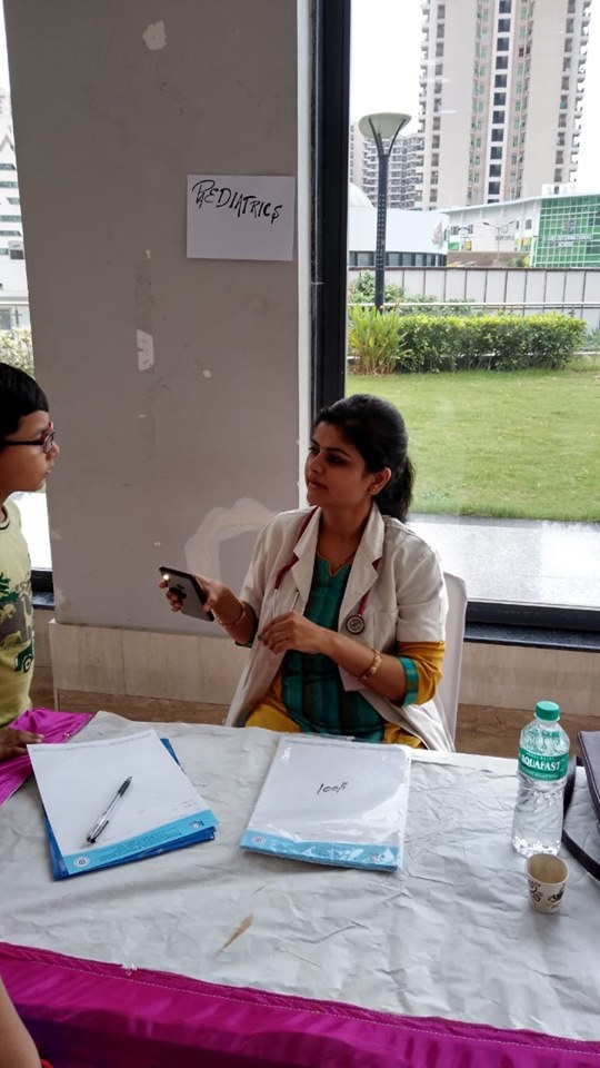 Kailash Charitable Trust, Noida has Organized a Free Health Check-Up Camp at, Galaxy North Avenue-2, Noida Ext. on 22/09/2019