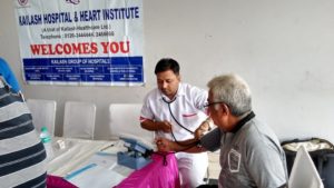 Kailash Charitable Trust, Noida has Organized a Free Health Check-Up Camp at, Galaxy North Avenue-2, Noida Ext. on 22/09/2019