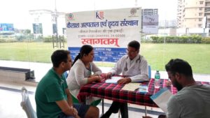 Kailash Charitable Trust, Noida has Organized a Free Health Check-Up Camp at, Galaxy North Avenue-2, Noida Ext. on 22/09/2019