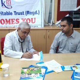 Kailash Charitable Trust, Noida has Organized a Free Health Check-Up Camp at, Motherson Sumi System, C-14 Sector-1, Noida 3