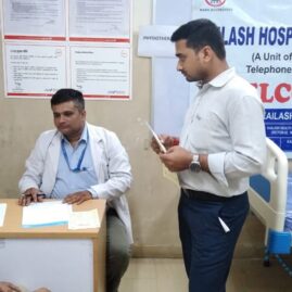 Kailash Charitable Trust, Noida has Organized a Free Health Check-Up Camp at, Motherson Sumi System, C-14 Sector-1, Noida 4
