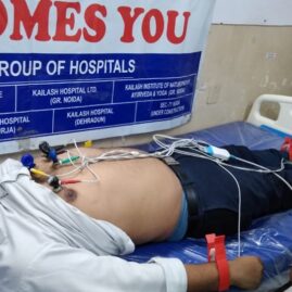 Kailash Charitable Trust, Noida has Organized a Free Health Check-Up Camp at, Motherson Sumi System, C-14 Sector-1, Noida 5