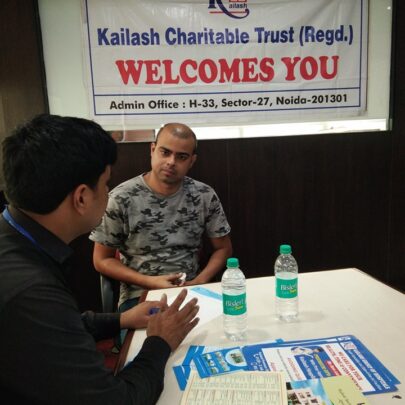 Kailash Charitable Trust, Noida has Organized a Free Health Check-up Camp