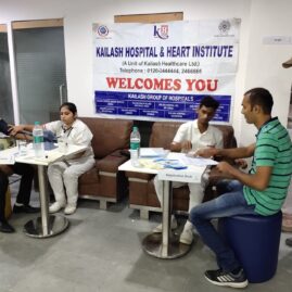 Kailash Charitable Trust, Noida has Organized a Free Health Check-up Camp at ISHIR, D-44, Sector-59, Noida