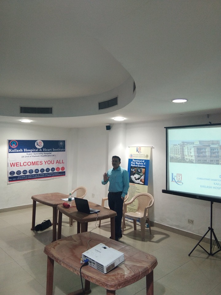 Kailash Charitable Trust organized a Health Talk show on “Hypertension & Diabetes” on the Occasion of World Heart Day