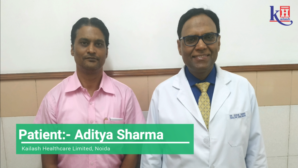 Patient Aditya Treated Through Hip Replacement Surgery at Kailash Hospital | Joint Replacement