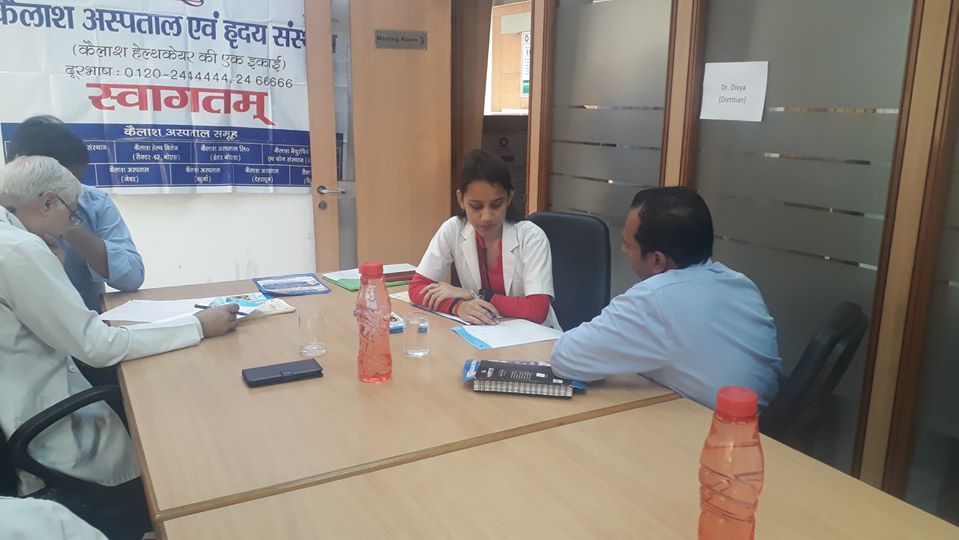 Kailash Hospital & Heart Institute Noida has organized a Free Health Check-up Camp at Makino Auto Industries, D-146 , Sector 63, Noida,