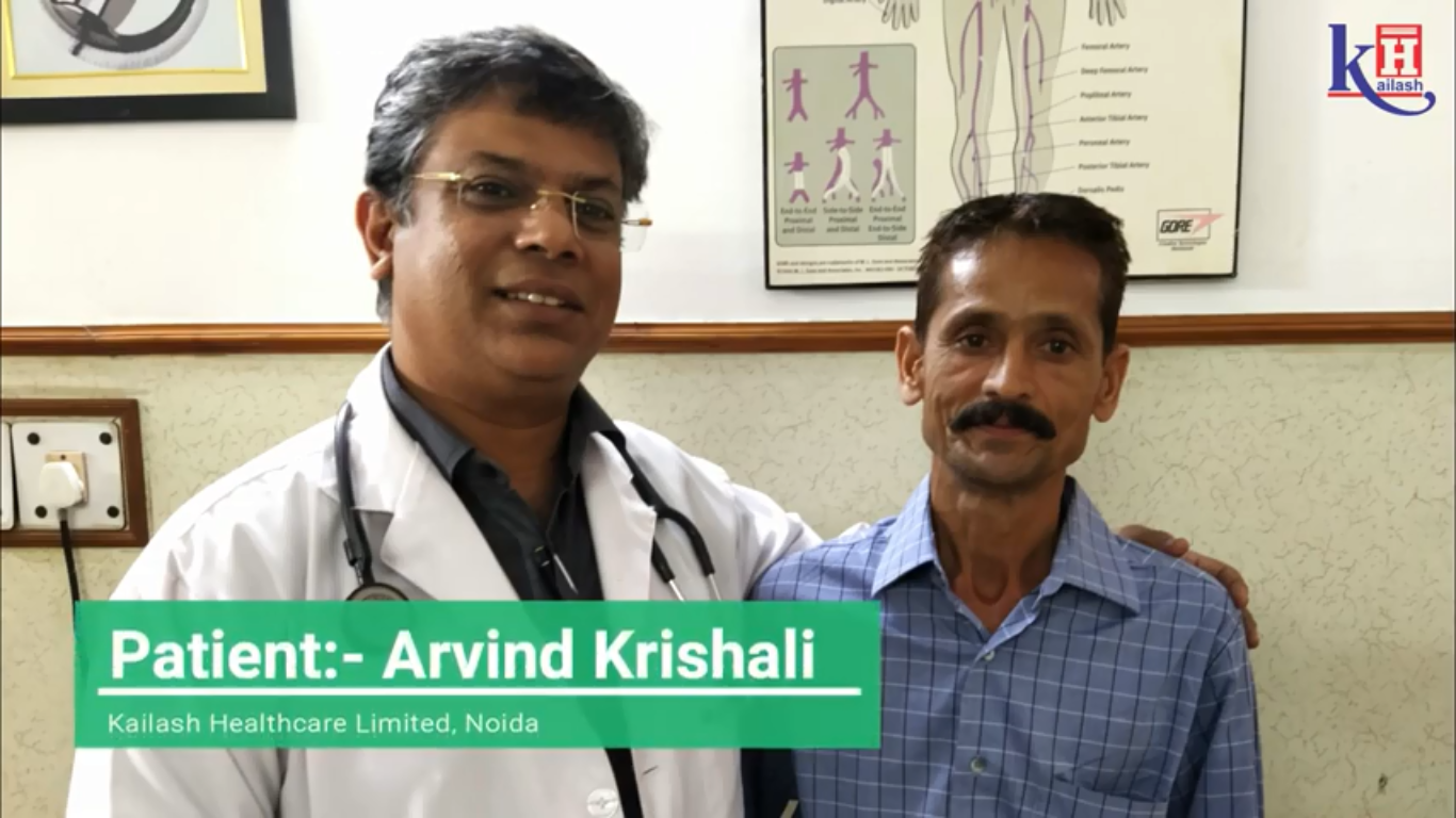 Patient Arvind Krishali follows up after Open Heart Surgery at Kailash Hospital | Bypass Surgery