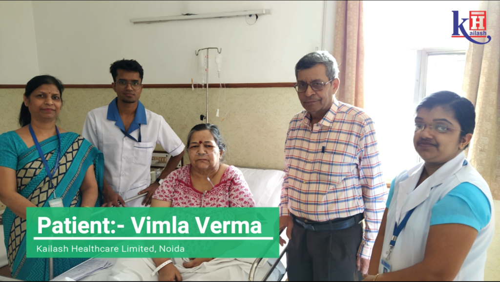 Patient Vimla Verma recovers from COPD at Kailash Hospital | Kidney Disease | Chest Pain