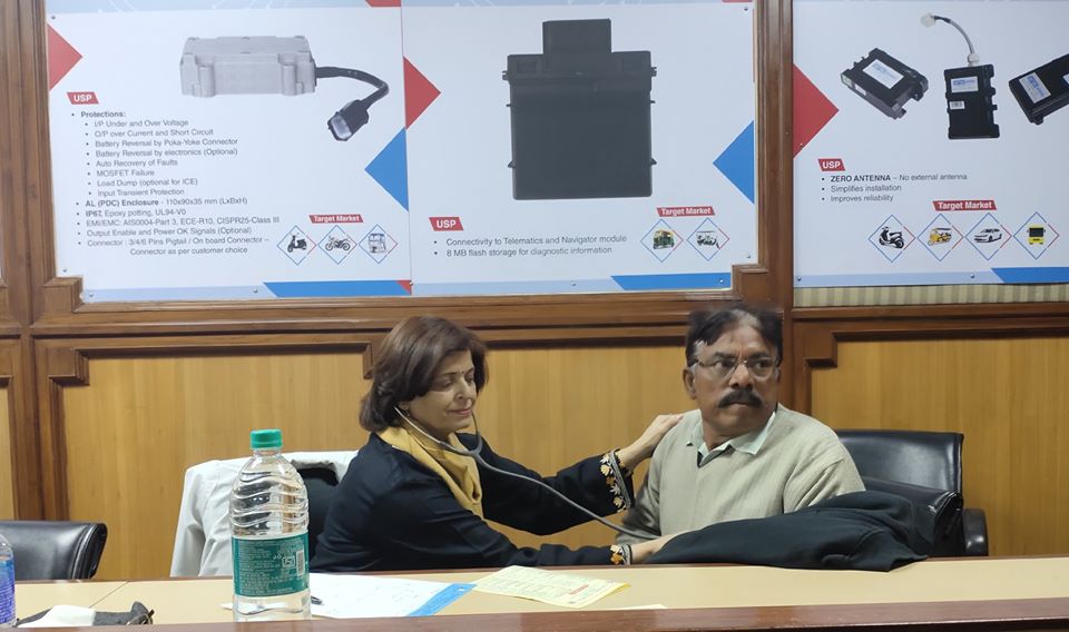 Kailash Hospital & Heart Institute, Noida, organized a free Health Check up Camp at Minda Corporation Limited, D-6-11, Sector-59, Noida on 07 December 2019 from 10:00 am to 03:00 pm. 129 employees attended the Health Check up Camp and benefited from the advice of doctor's of Kailash Hospital and Heart Institute, Noida.