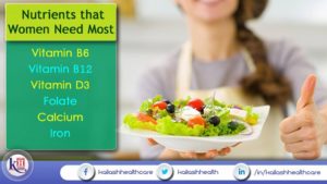 Women need to include these essential nutrients in their daily diet.
