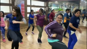 Aren't you jealous seeing these fit & energetic members hopping with the Music with really active moves to enhance flexibility & stretching?