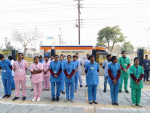 Get a Glimpse of the Republic Day celebrations at Kailash Hospital & Neuro Institute, Sec 71 Noida with great zeal & patriotism.