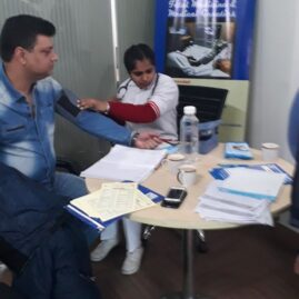 Kailash Hospital & Heart Institute, Noida Organized a Free Health Check -up camp at Applied Solar Technologies, Sector 135, Noida.