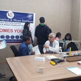 Kailash Hospital & Heart Institute, Noida Organized a Free Health Check -up camp at Applied Solar Technologies, Sector 135, Noida.3