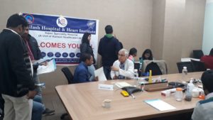 Kailash Hospital & Heart Institute, Noida Organized a Free Health Check -up camp at Applied Solar Technologies, Sector 135, Noida.
