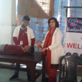 Kailash Hospital and Heart Institute, Noida organized the “First-Aid Awareness session” at Vidya & Child, Village Barola, Sector-49, Noida2