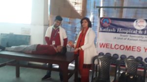 Kailash Hospital and Heart Institute, Noida organized the “First-Aid Awareness session” at Vidya & Child, Village Barola, Sector-49, Noida