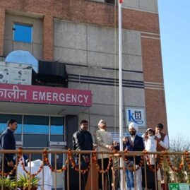 Republic Day was celebrated in all its solemnity & grandeur at Kailash Hospital, Behror.