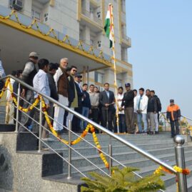 Republic Day was celebrated in all its solemnity & grandeur at Kailash Hospital, Khurja. 1