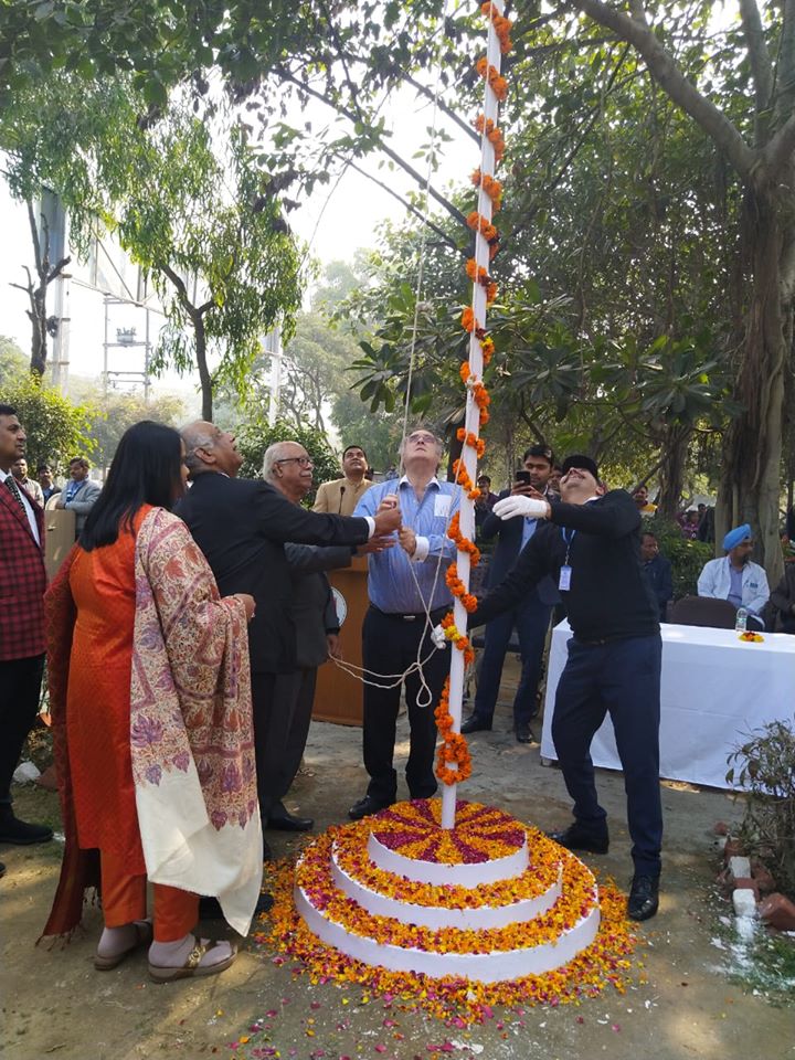 The hospital staff at Kailash Hospital, Greater Noida took pride in glorifying & celebrating the Republic Day on 26th January.