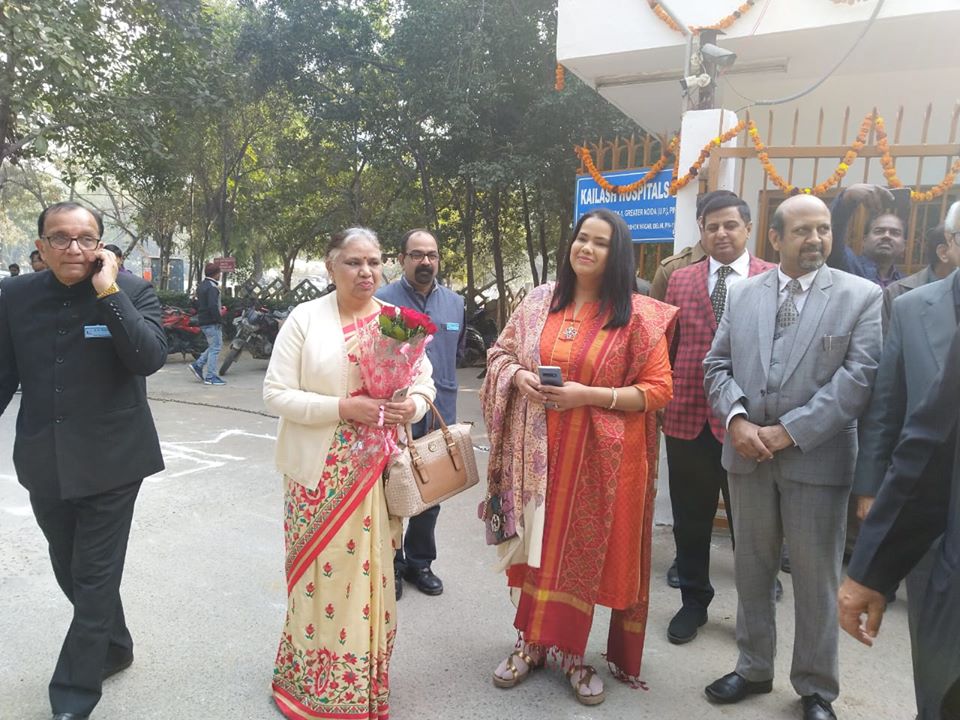 The hospital staff at Kailash Hospital, Greater Noida took pride in glorifying & celebrating the Republic Day on 26th January.