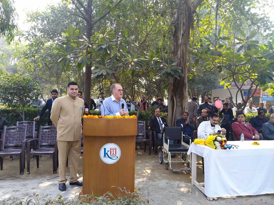 The hospital staff at Kailash Hospital, Greater Noida took pride in glorifying & celebrating the Republic Day on 26th January.
