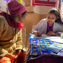 Kailash Hospital & Heart Institute, Noida Organized a Free Health Check-Up Camp at, Dr. BHIM RAO AMBEDKAR COLLEGE, Delhi University, Yamuna Vihar, New Delhi3