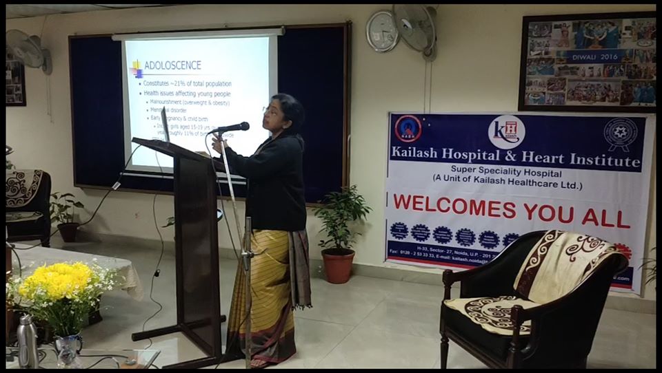 Kailash Hospital & Heart Institute organized a Talk show on “Women Health Awareness” at BHEL TOWNSHIP, Sector-17, Noida