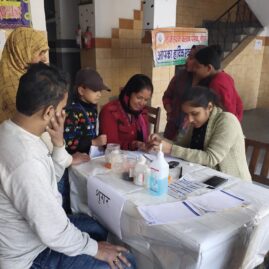 Kailash Hospital & Neuro Institute, in association with Noida Lok Manch Organized a Free Health Check-Up Camp at, Dharam Public School, Sector-22 Noida1