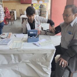 Kailash Hospital & Neuro Institute, in association with Noida Lok Manch Organized a Free Health Check-Up Camp at, Dharam Public School, Sector-22 Noida2