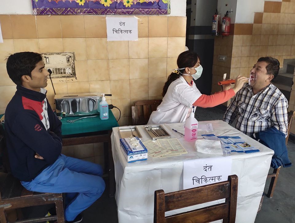 Kailash Hospital & Neuro Institute, in association with Noida Lok Manch Organized a Free Health Check-Up Camp at, Dharam Public School, Sector-22 Noida